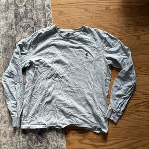 Polo by Ralph Lauren Light Gray Long Sleeve Shirt